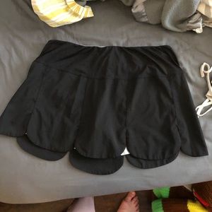 Fila black tennis skirt